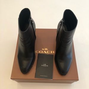 Coach ankle booties